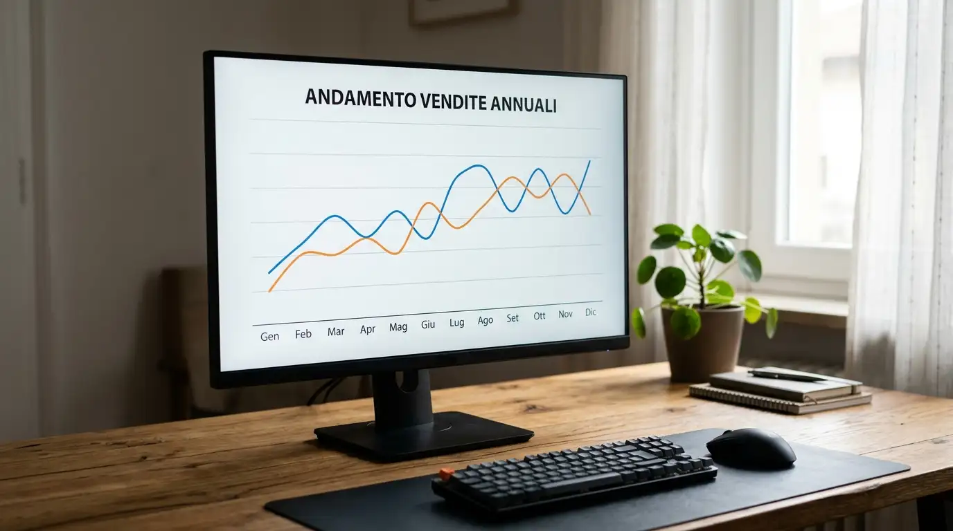 Grafico lineare pulito che mostra la correlazione tra pole e vittoria di gara